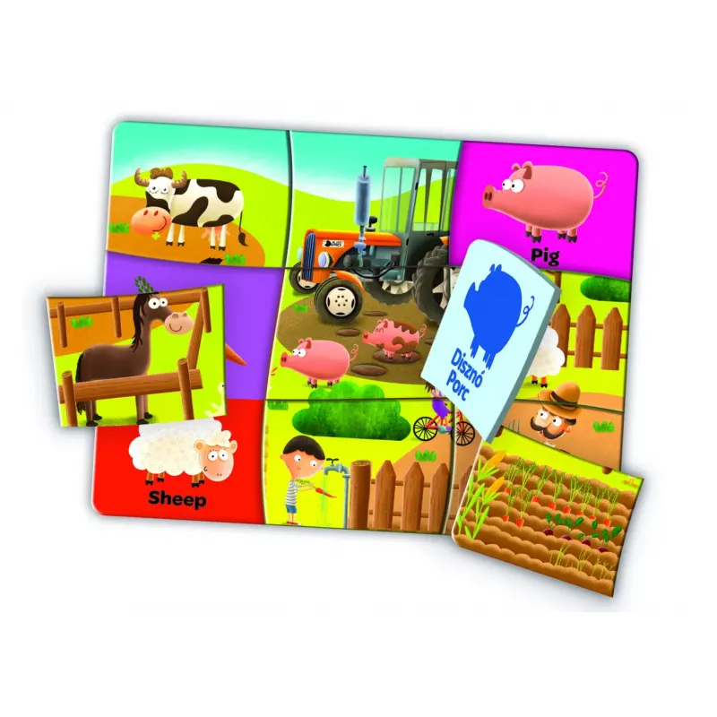 JOC EDUCATIV EDUPUZZLE ENGLEZA PENTRU PRESCOLARI