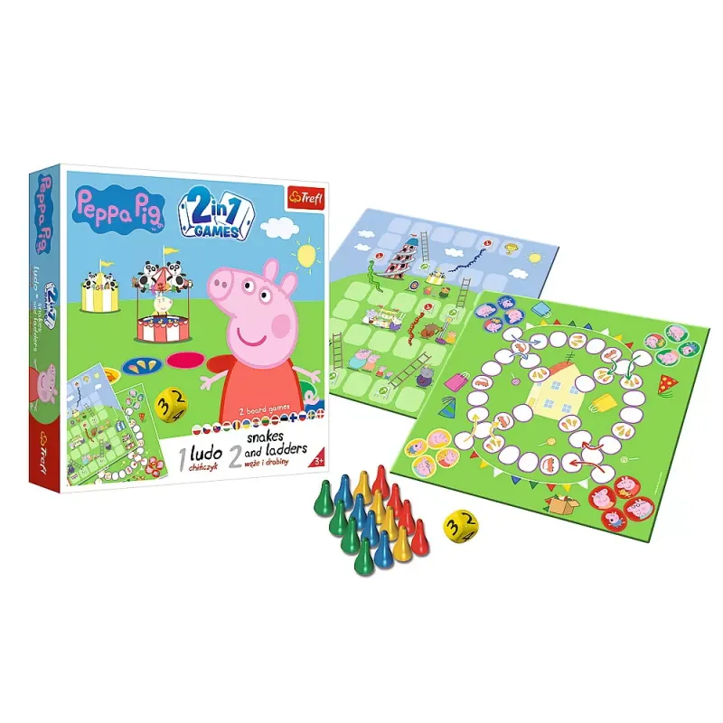 JOC PEPPA PIG 2IN1 LUDO ȘI SERPISORI SCARI
