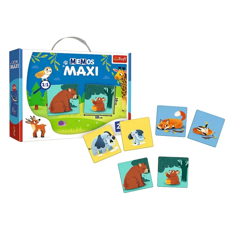 JOC MEMOS MAXI ANIMALE PARINTI ȘI COPII