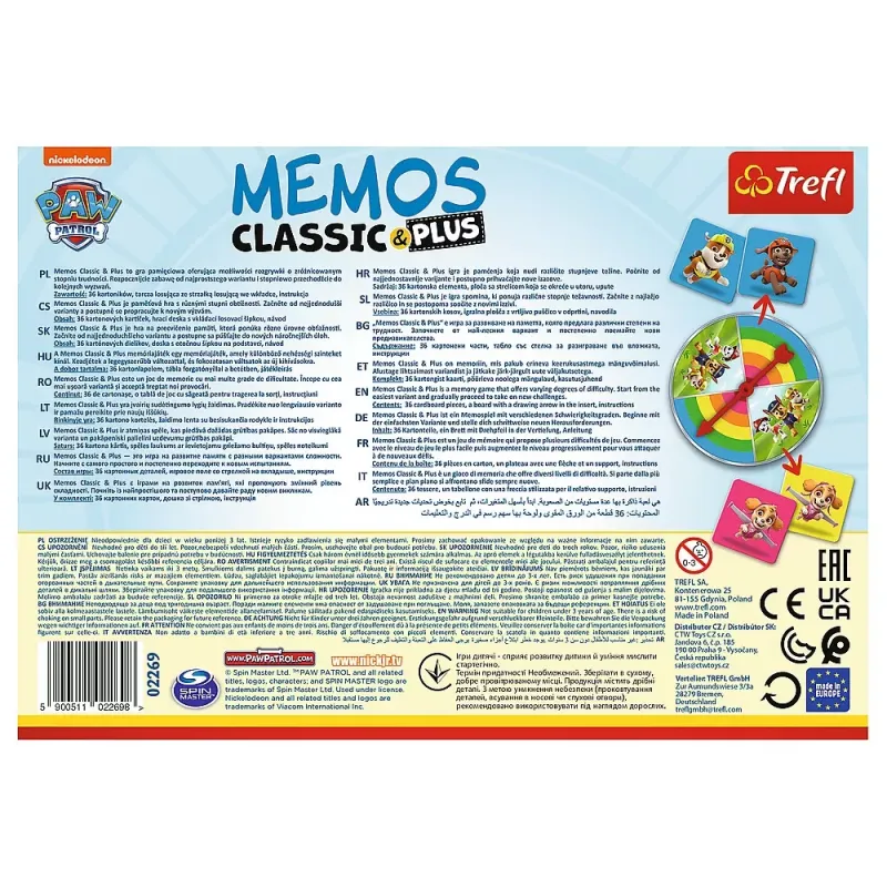 JOC MEMOS CLASSIC PLUS PATRULA CĂȚELUSILOR