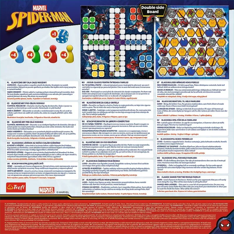 JOC SPIDERMAN 2IN1 LUDO ȘI SERPISORI SCARI