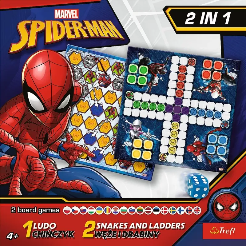 JOC SPIDERMAN 2IN1 LUDO ȘI SERPISORI SCARI