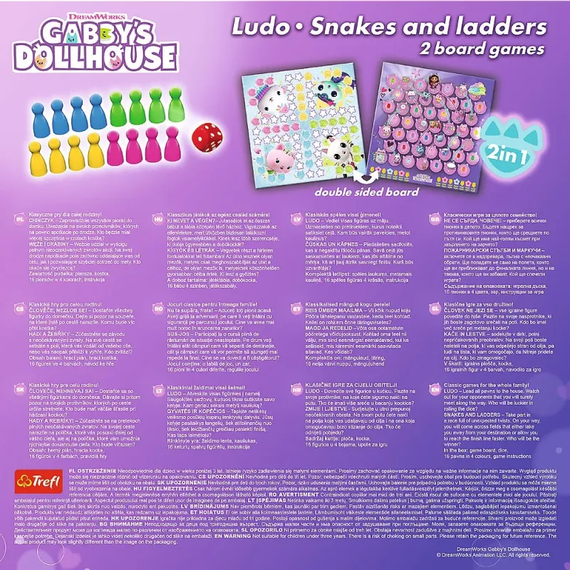 JOC DREAM WORKS GABBYS HOUSE 2IN1 LUDO ȘI SERPISORI SCARI