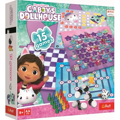 TREFL GABBYS DOLLHOUSE SET 15 JOCURI CLASICE