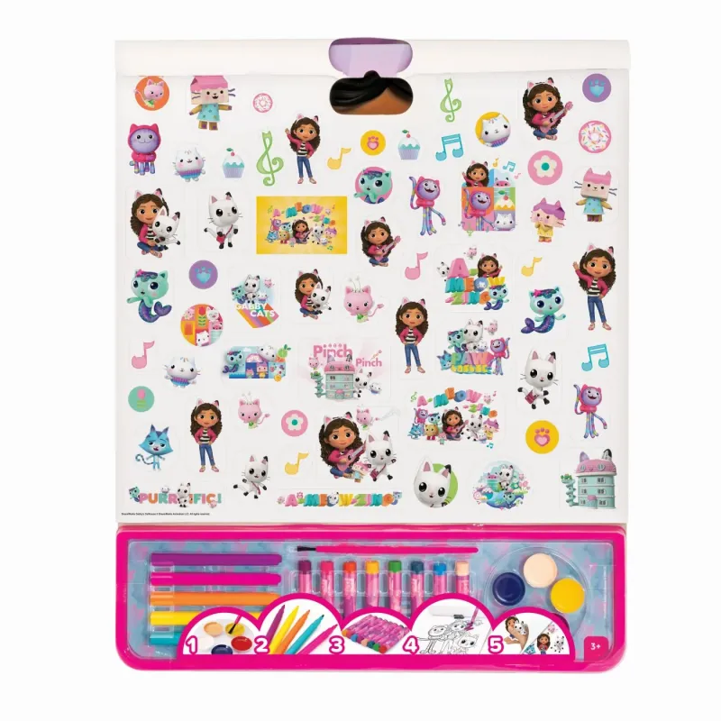 SET PENTRU DESEN GIGA BLOCK 5 IN 1 GABBY DOLLHOUSE