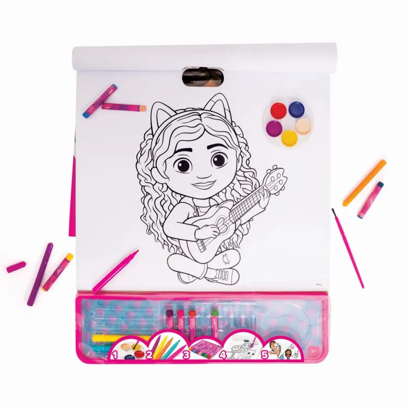 SET PENTRU DESEN GIGA BLOCK 5 IN 1 GABBY DOLLHOUSE