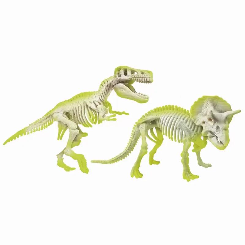 DESCOPERA DINOZAURUL T-REX & TRICERAPTOR FLUO STIINTA ȘI JOACĂ