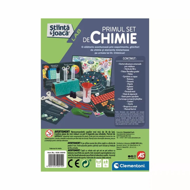 PRIMUL SET DE CHIMIE STIINTA JOACĂ