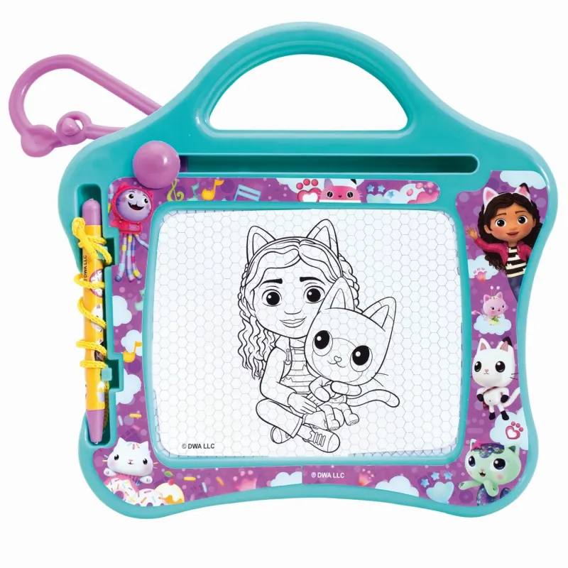 TABLĂ MAGNETICĂ DE SCRIS TRAVEL MAGIC SCRIBBLER GABBYS DOLLHOUSE