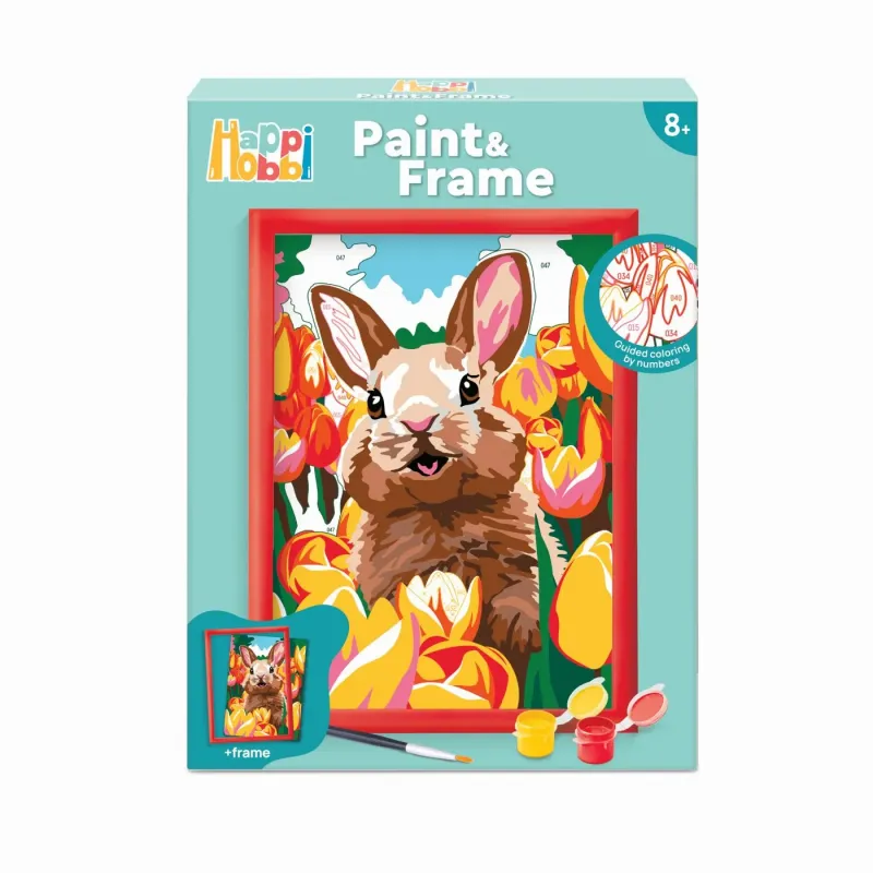 HAPPI HOBBI PICTEAZA ȘI INRAMEAZA IEPURAȘ VESEL