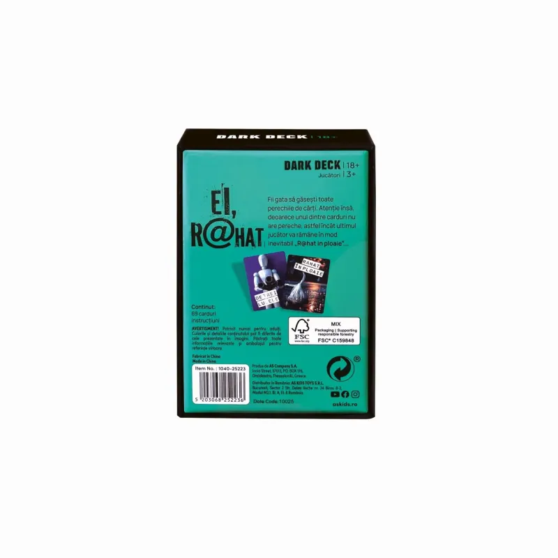 JOC DE CARTI DARK DECK EI R@HAT