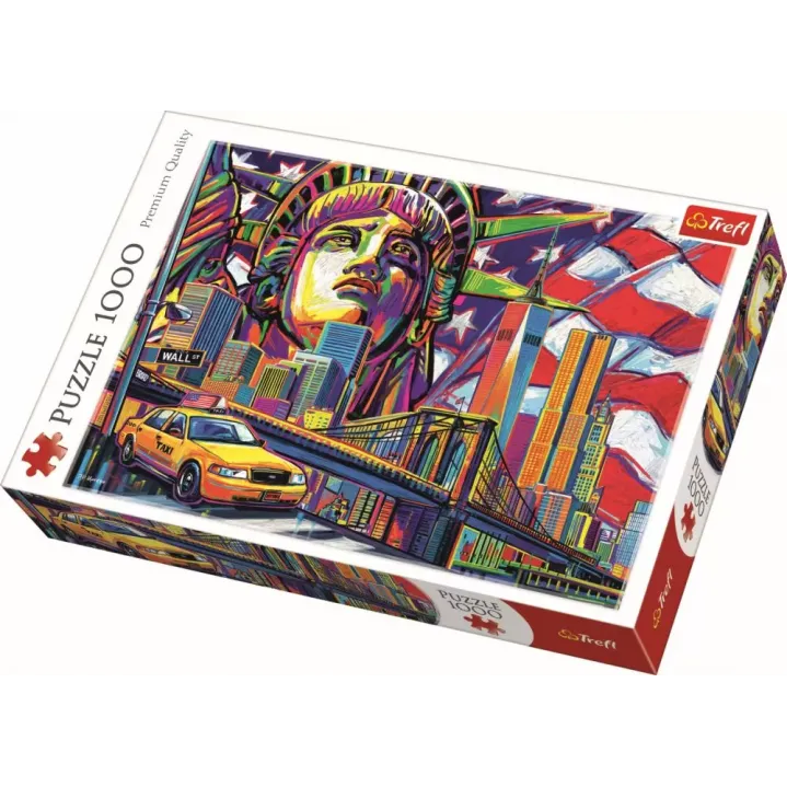 PUZZLE TREFL 1000 NEW YORK IN CULORI