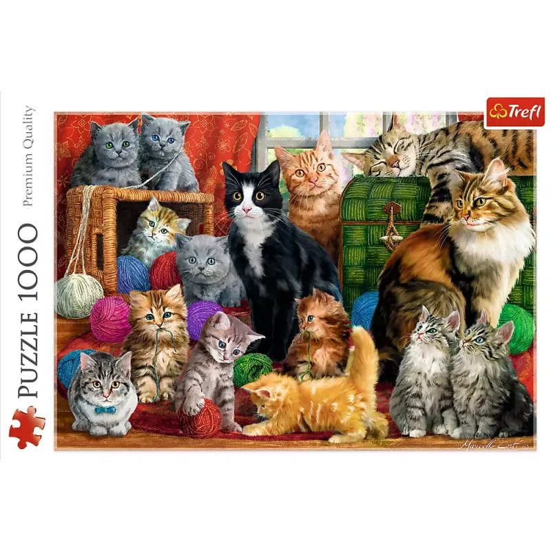 PUZZLE TREFL 1000 INTALNIREA PISICUTELOR