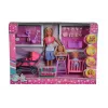 SET PAPUSA STEFFI CU 3 BEBELUSI ȘI ACCESORII