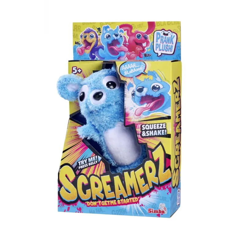 SIMBA SCREAMERZ JUCĂRIE PLUS URSULET ALBASTRU