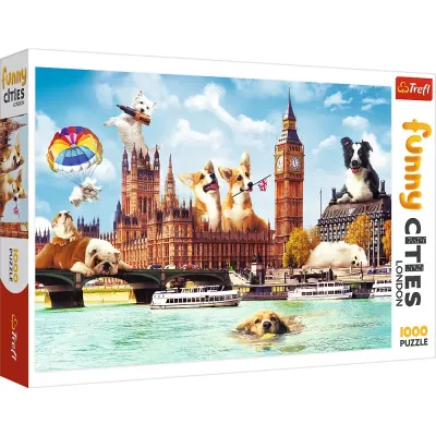 PUZZLE TREFL 1000 CĂȚELUSI LA LONDRA