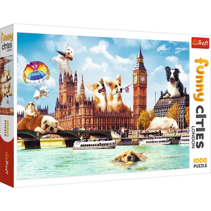 PUZZLE TREFL 1000 CĂȚELUSI LA LONDRA