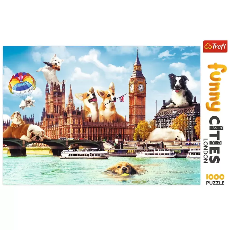 PUZZLE TREFL 1000 CĂȚELUSI LA LONDRA