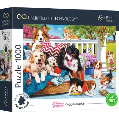 PUZZLE TREFL UFT 1000 PRIETENIA CĂȚELUSILOR