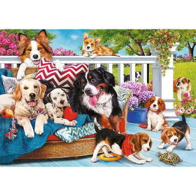 PUZZLE TREFL UFT 1000 PRIETENIA CĂȚELUSILOR
