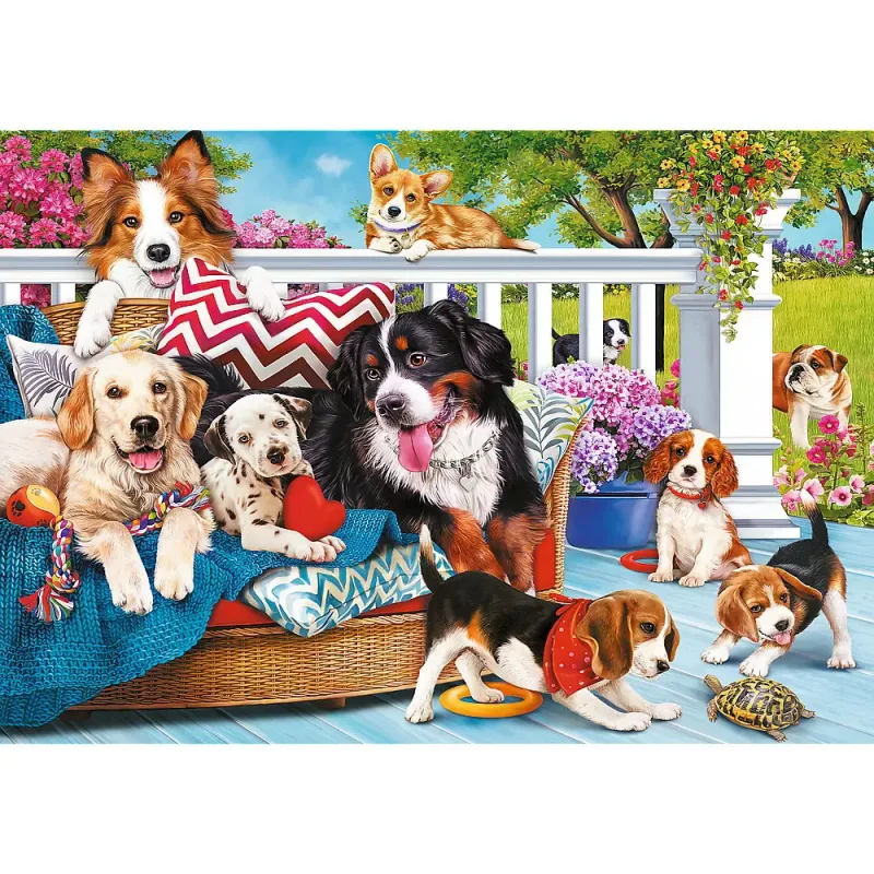 PUZZLE TREFL UFT 1000 PRIETENIA CĂȚELUSILOR