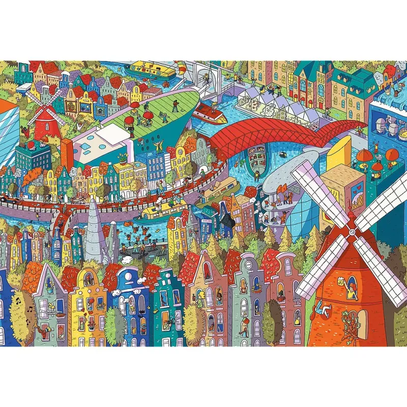 PUZZLE TREFL 1000 UFT EYE SPY AMSTERDAM