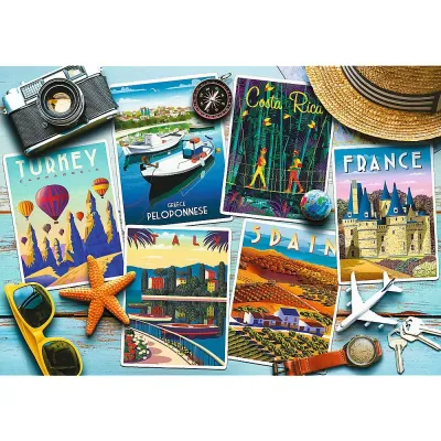PUZZLE TREFL 1000 CARTI POSTALE