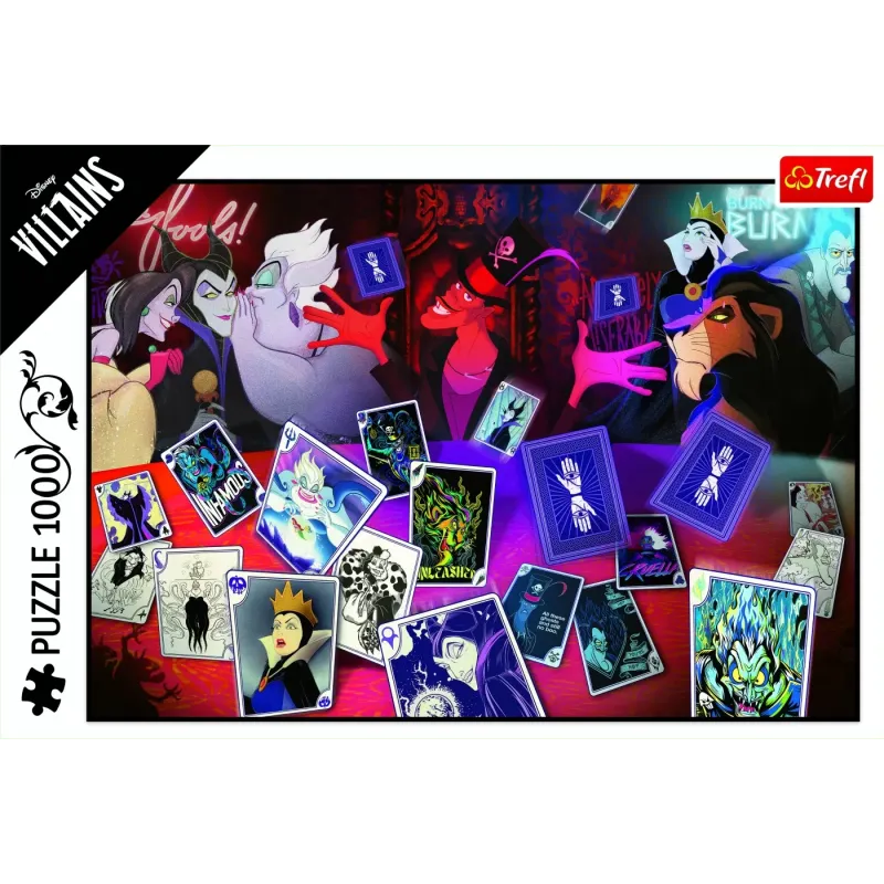PUZZLE TREFL 1000 DISNEY VILLAINS DOAR CARTILE BUNE