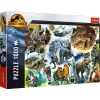 PUZZLE TREFL 1000 JURASSIC WORLD PE URMELE DINOZAURILOR