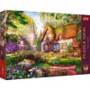 PUZZLE TREFL 1000 PREMIUM PLUS TEA TIME CASUTA DIN PADURE