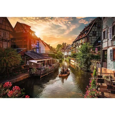 PUZZLE TREFL 1000 PREMIUM PLUS PHOTO ODYSSEY MICA VENETIE DIN COLMAR FRANTA