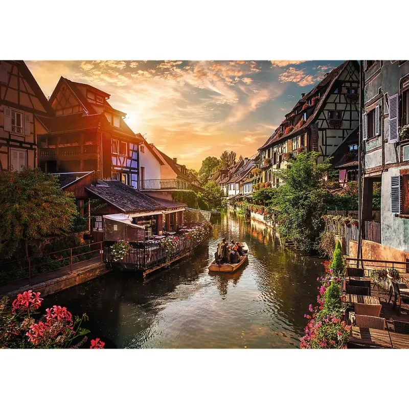 PUZZLE TREFL 1000 PREMIUM PLUS PHOTO ODYSSEY MICA VENETIE DIN COLMAR FRANTA