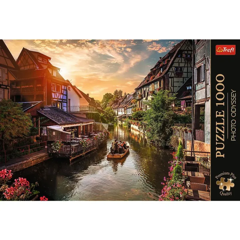 PUZZLE TREFL 1000 PREMIUM PLUS PHOTO ODYSSEY MICA VENETIE DIN COLMAR FRANTA