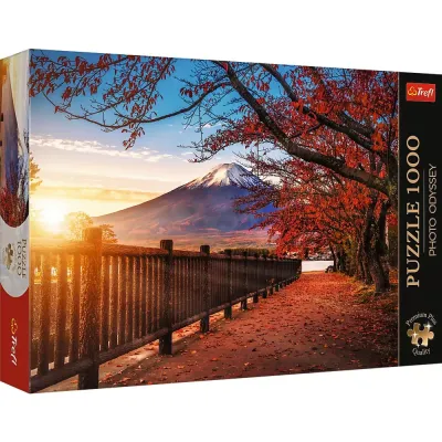 PUZZLE TREFL 1000 PREMIUM PLUS PHOTO ODYSSEY MUNTELE FUJI JAPONIA