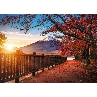PUZZLE TREFL 1000 PREMIUM PLUS PHOTO ODYSSEY MUNTELE FUJI JAPONIA