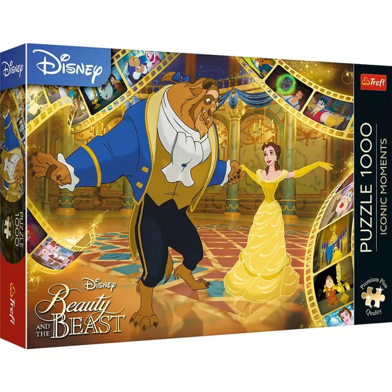 PUZZLE TREFL 1000 PREMIUM PLUS DISNEY PRINCESS FRUMOASA ȘI BESTIA