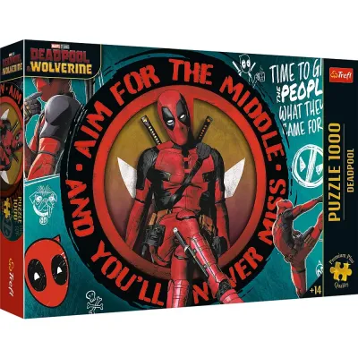 PUZZLE TREFL 1000 PREMIUM PLUS MARVEL DEADPOOL ȘI WOLVERINE