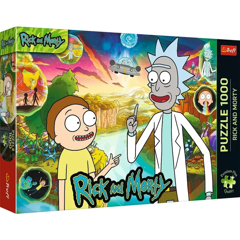PUZZLE TREFL 1000 PREMIUM PLUS RICK ȘI MORTY