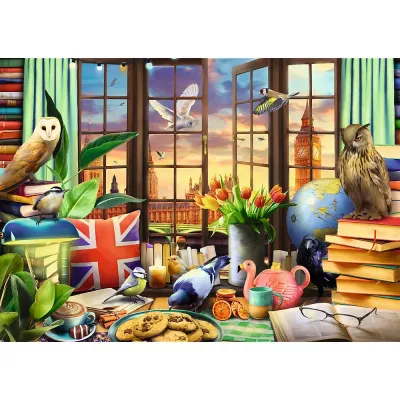 PUZZLE TREFL 1000 PREMIUM PLUS TEA TIME TOATE LUCRURILE BRITANICE
