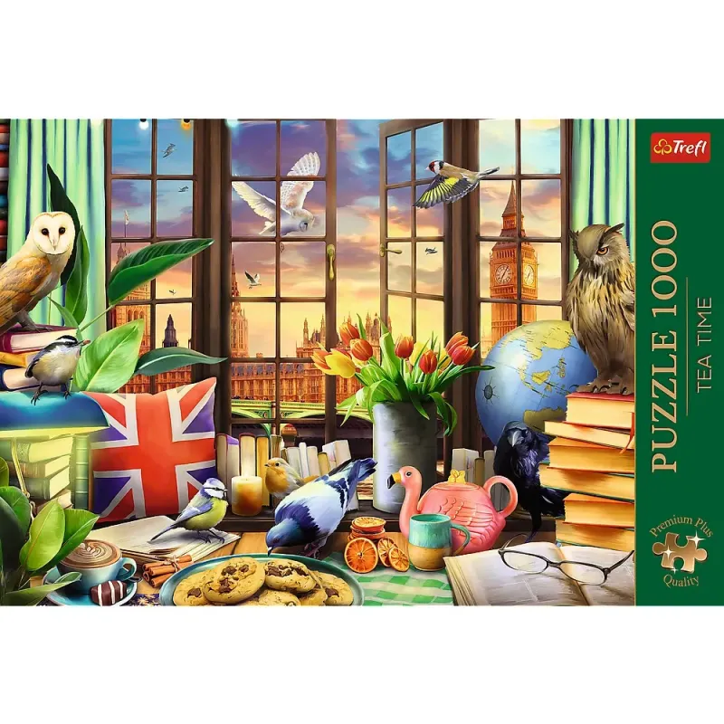 PUZZLE TREFL 1000 PREMIUM PLUS TEA TIME TOATE LUCRURILE BRITANICE