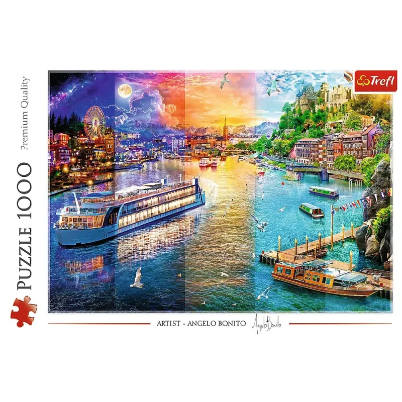PUZZLE TREFL 1000 CROAZIERA PE RAU