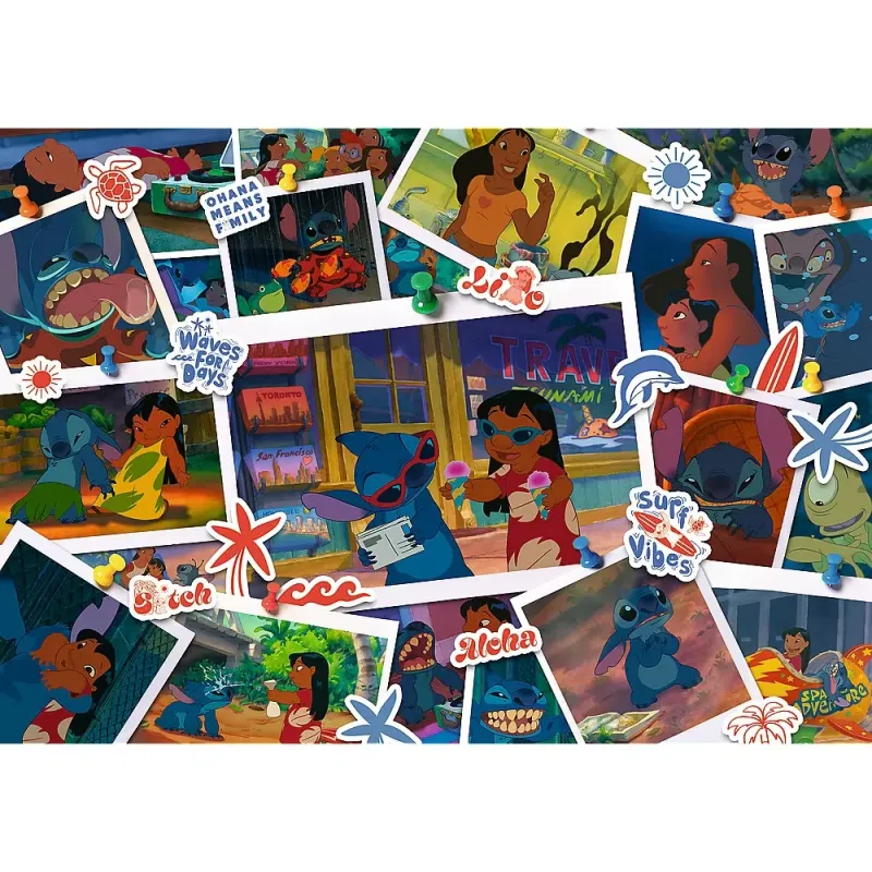 PUZZLE TREFL 1000 DISNEY LILO ȘI STITCH DULCI AMINTIRI