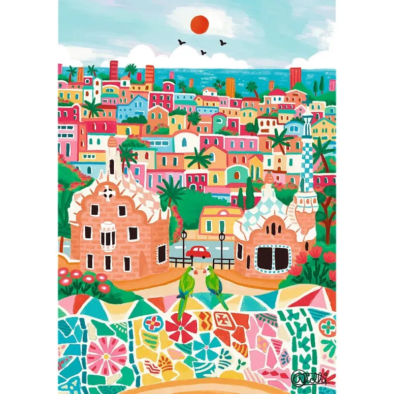 PUZZLE TREFL 1000 PREMIUM PLUS BARCELONA SPANIA