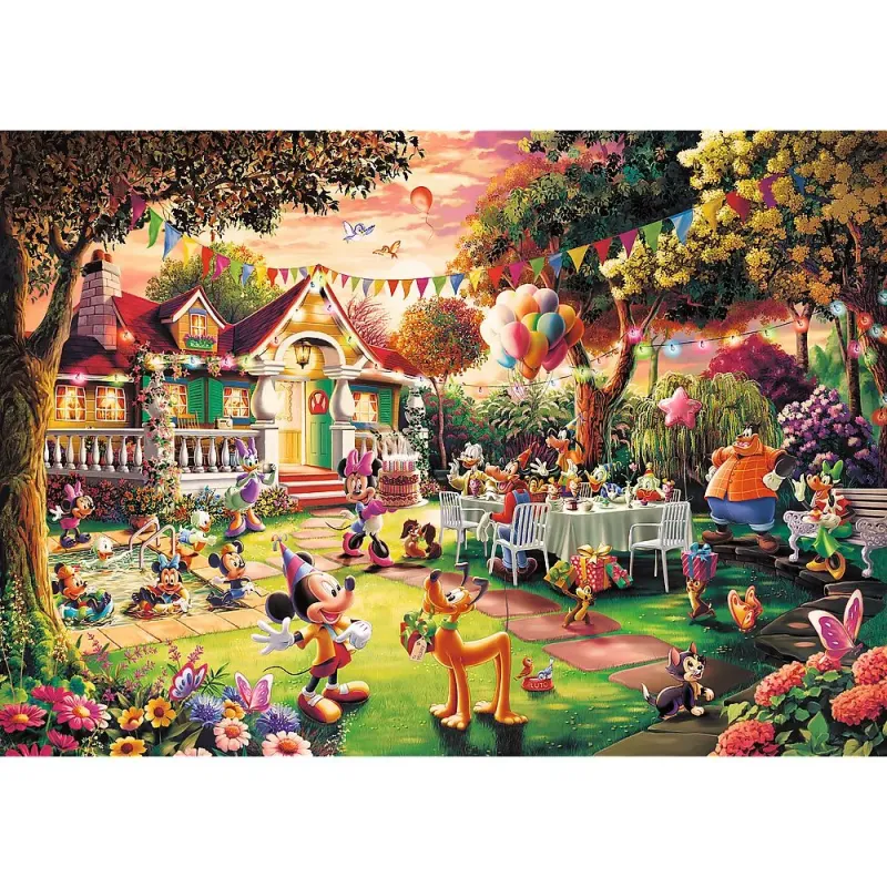 PUZZLE TREFL 1000 PREMIUM PLUS DISNEY MICKEY MOUSE PETRECERE ZI DE NASTERE