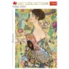 PUZZLE TREFL 1000 ART COLLECTION GUSTAV KLIMT DOAMNA CU EVANTAI