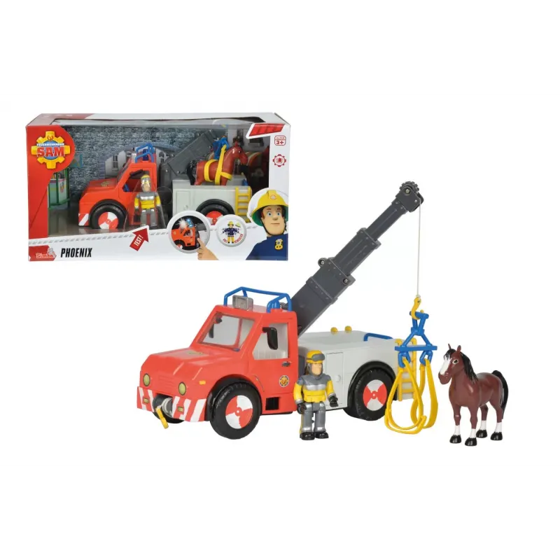 POMPIERUL SAM VEHICUL PHOENIX ȘI FIGURINĂ SAM