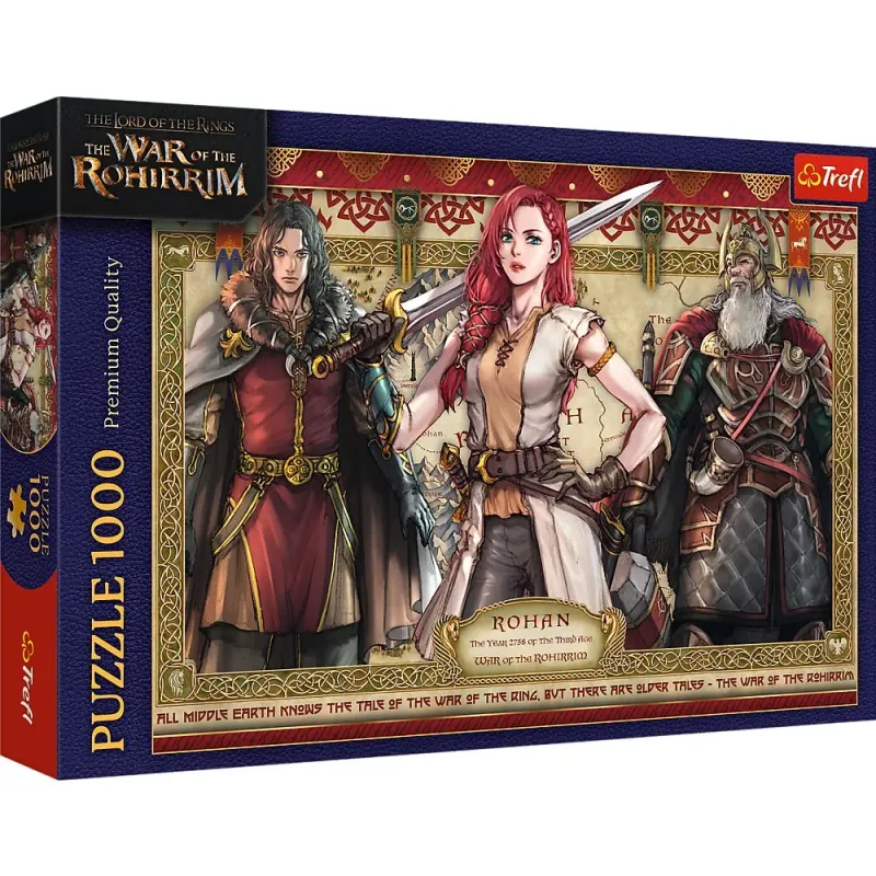 PUZZLE TREFL 1000 STAPANUL INELELOR RAZBOIUL ROHIRRIMILOR