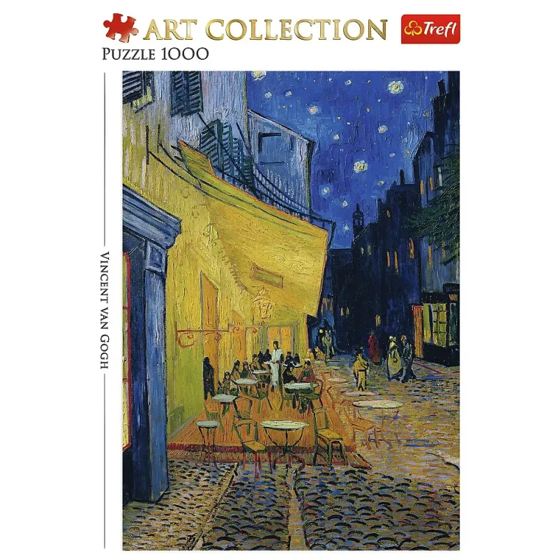 PUZZLE TREFL 1000 ART COLLECTION VINCENT VAN GOGH TERASA CAFENEA NOAPTEA