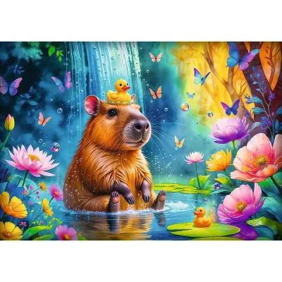 PUZZLE TREFL 1000 CAPYBARA
