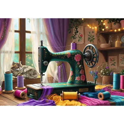 PUZZLE TREFL 1000 ATELIERUL DE CUSUT